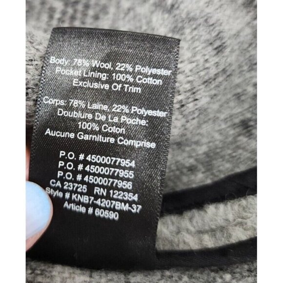 Wilfred Free Coat Off Duty Aritzia Gray Plaid Wool Jacket Women's Small - Picture 10 of 10